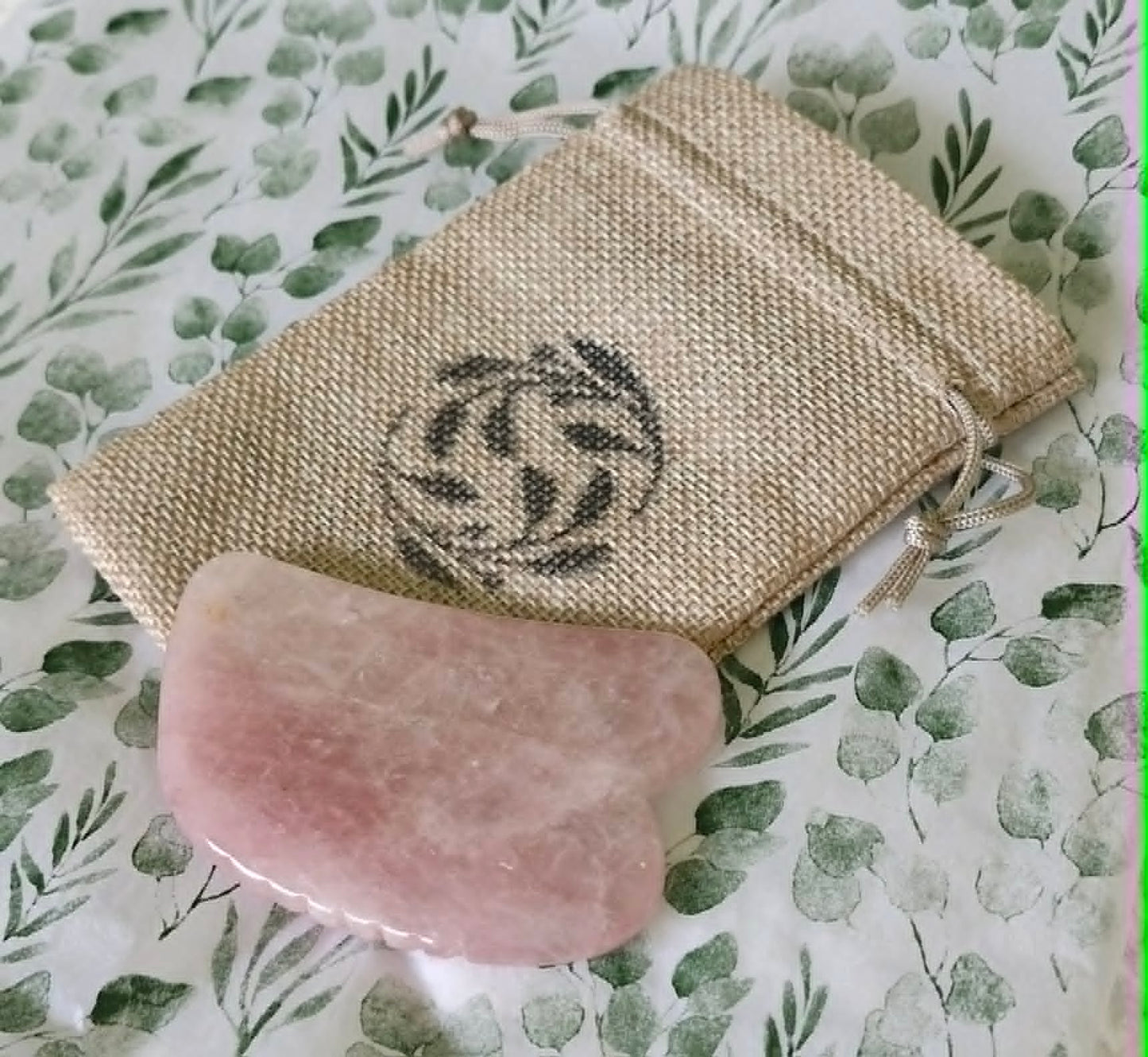 Botanical Balance Rose Quartz Facial Ritual Stone