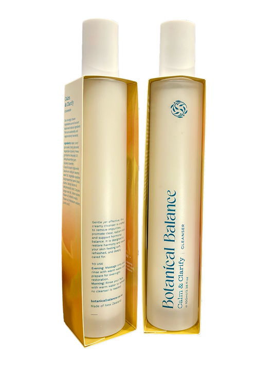 Calm and Clarify Cleanser duo - hormone balancing facial cleanser