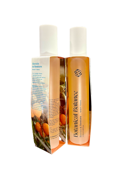 Enrich and Restore Night Tonic duo - hormone balancing night treatment